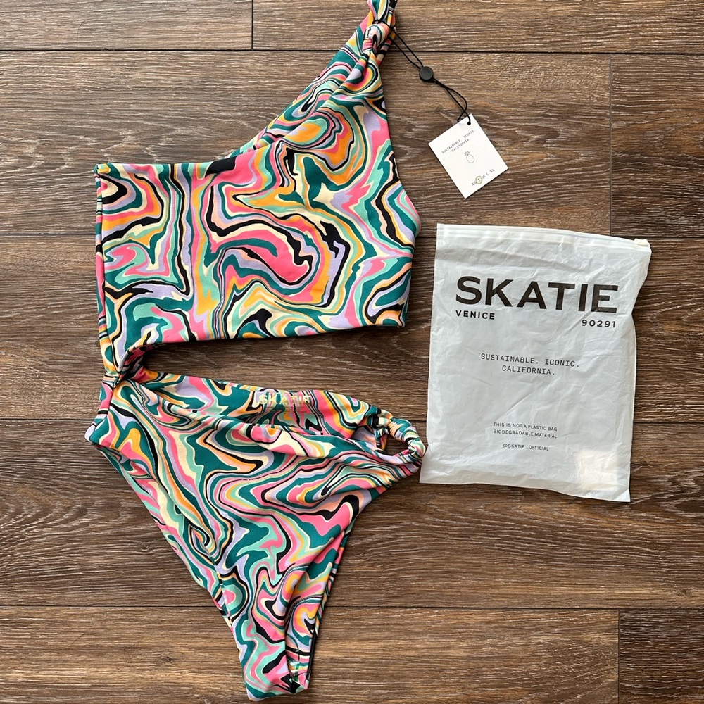 SKATIE Sedona print in Nicole Style one-piece ✨